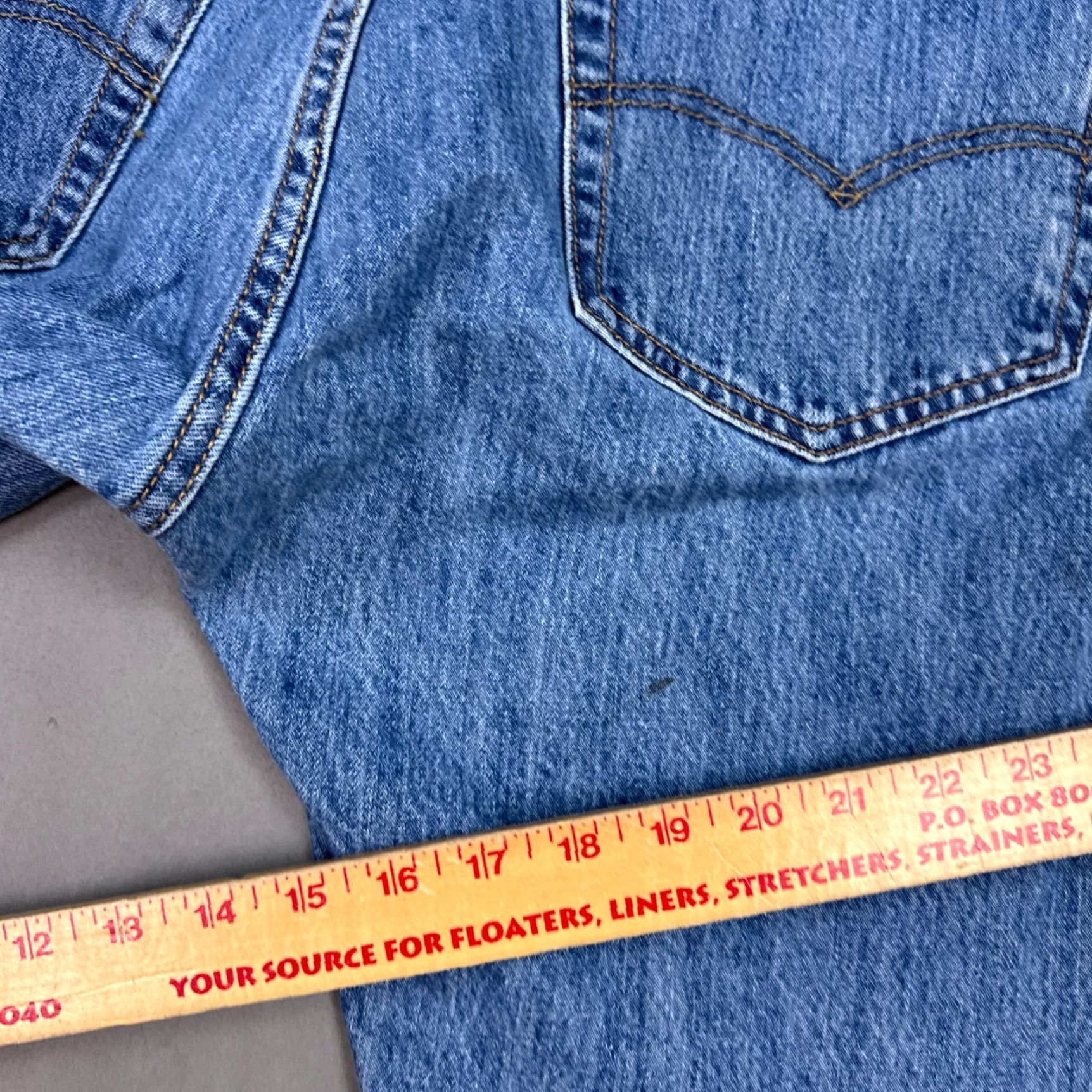 Levi's Levi's 501 Jeans Mens 40x32 Denim Button Fly Straight Classic Regular Color Black Waist 40 Inseam 32 Size US 40 / EU 56 - 6 Thumbnail
