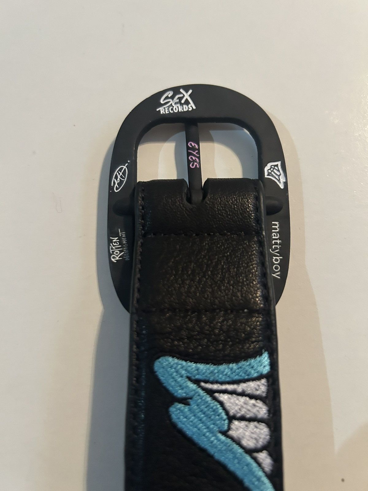 Matty Boy Matty Boy Anti Promo Blue Chomper Belt Size 38 Size 38 - 5 Thumbnail