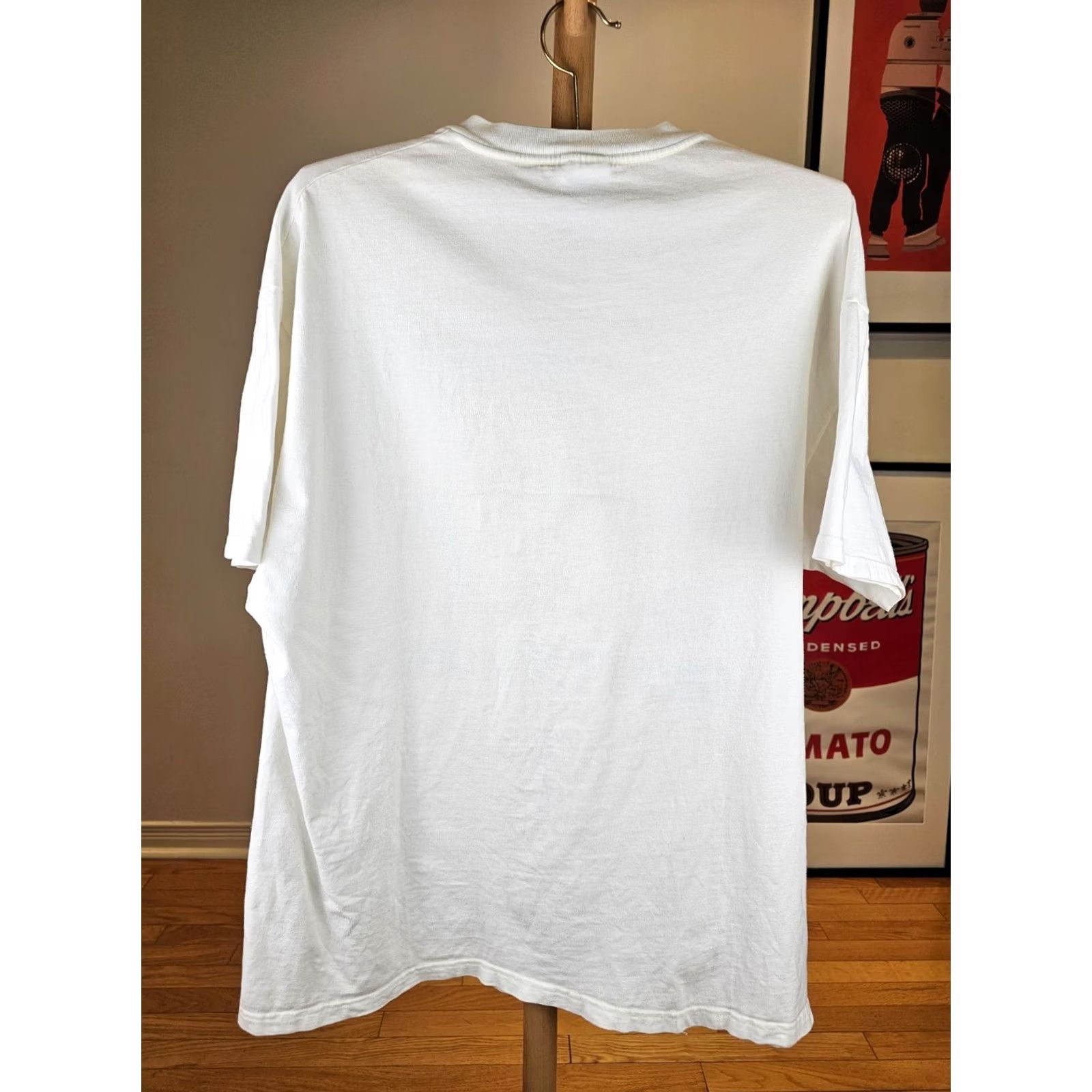 Hanes VINTAGE 1998 135TH ANNIVERSARY GETTYSBURG WHITE COTTON T-SHIRT XLARGE Mens T-Shirt Hanes White Cotton 1998 Gettysburg 135th Anniversary Shirt XL Size US XL / EU 56 / 4 - 7 Thumbnail