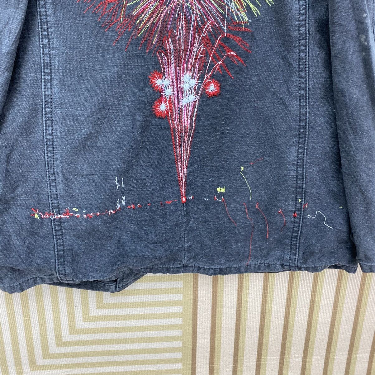 Japanese Brand 🫶Vintage Embroidered Firework Jacket Size US M / EU 48-50 / 2 - 5 Thumbnail