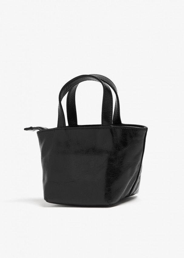 Alexander Wang o1s22i1n0225 Size: OS / Mini Leather Tote Bag in Black Size ONE SIZE - 4 Thumbnail