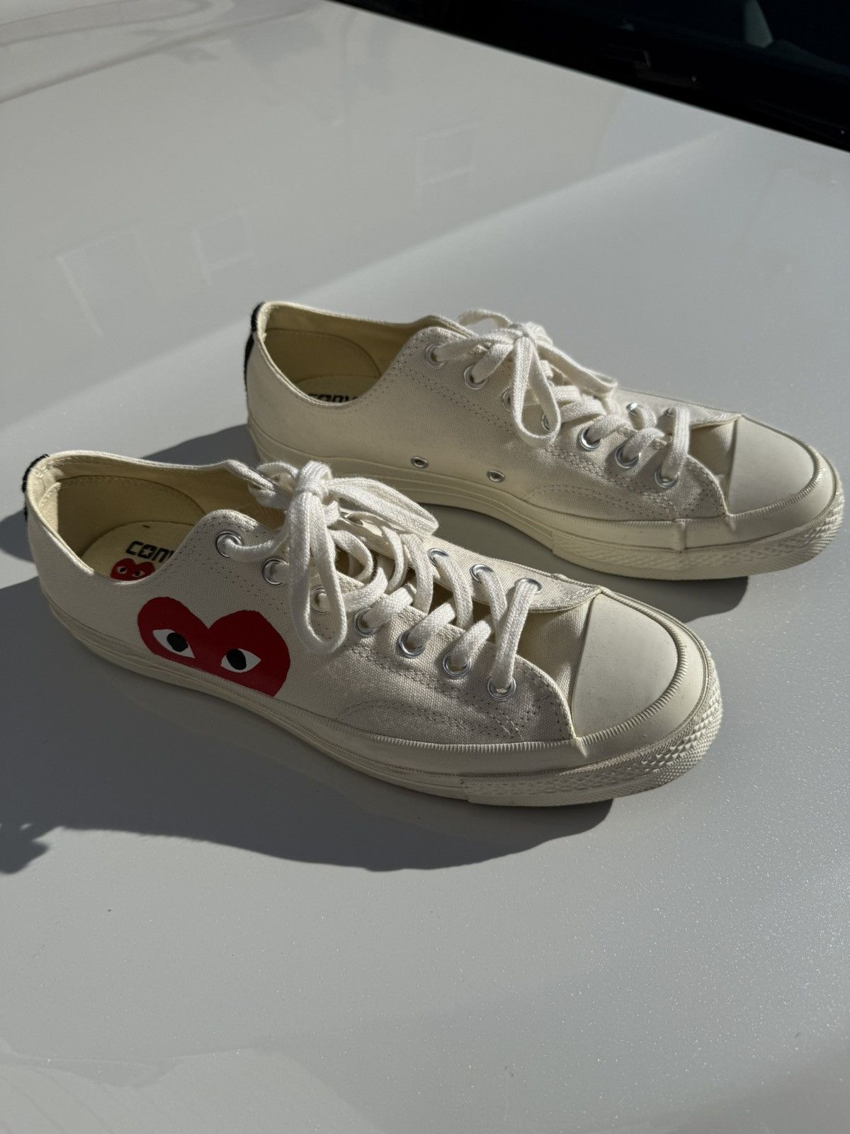 Comme des Garcons PLAY × Converse Comme Des Garcons PLAY x Converse Unisex Chuck Taylor Size US 10 / EU 43 - 1 Thumbnail