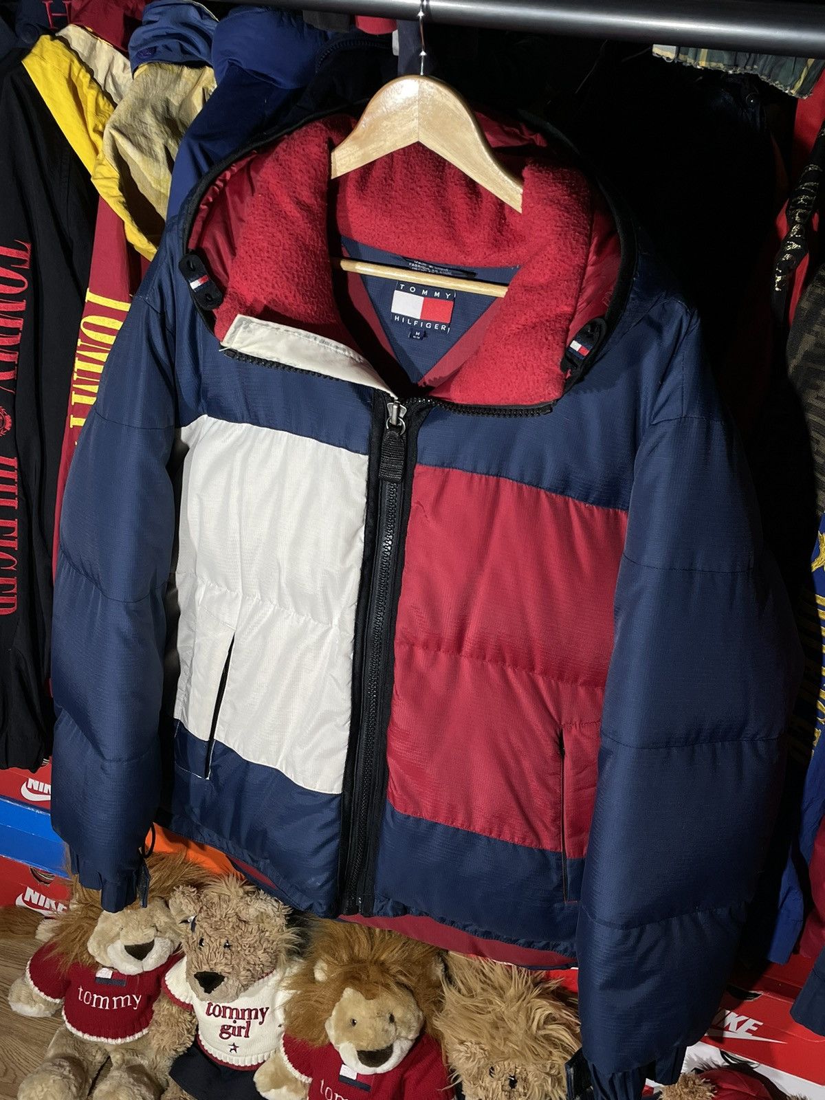 Tommy Hilfiger × Vintage Puffer Tommy Hilfiger Big Logo Flag Vintage 90’s Collection Size US L / EU 52-54 / 3 - 19 Thumbnail