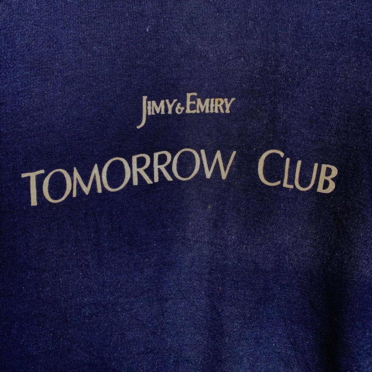 Vintage JIMY & EMIRY Tomorrow Club Crewneck Sweatshirt #1534-C39 Size US M / EU 48-50 / 2 - 10 Thumbnail