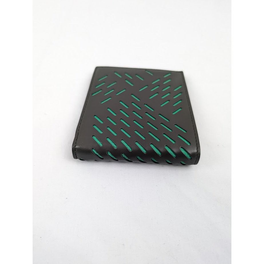 Bottega Veneta o1rshd1 Size: OS / Perforated Paper Calf Wallet in Kaki Size ONE SIZE - 3 Thumbnail