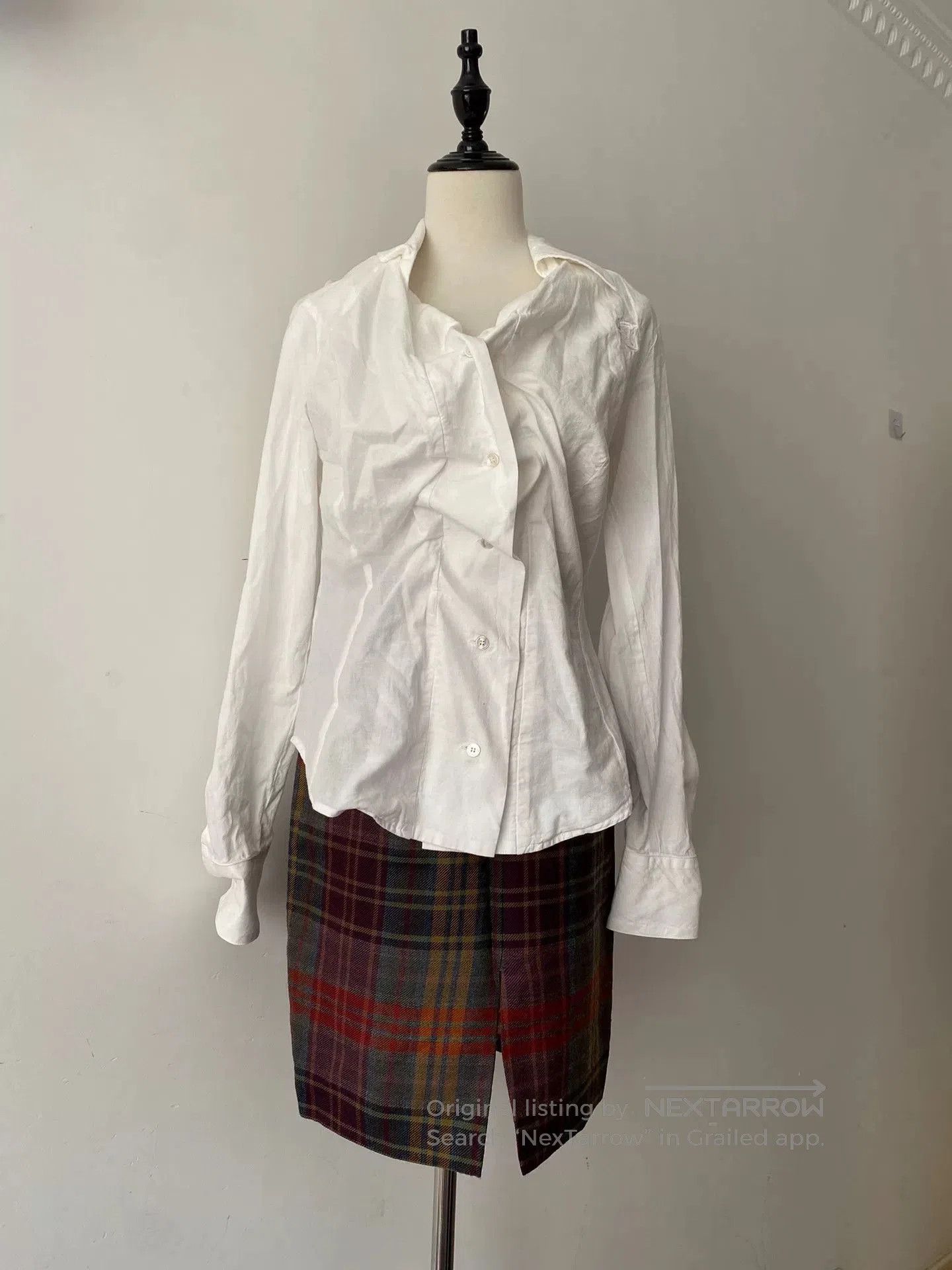 Vivienne Westwood vivienne westwood white drunken shirt. Size L / US 10 / IT 46 - 1 Thumbnail
