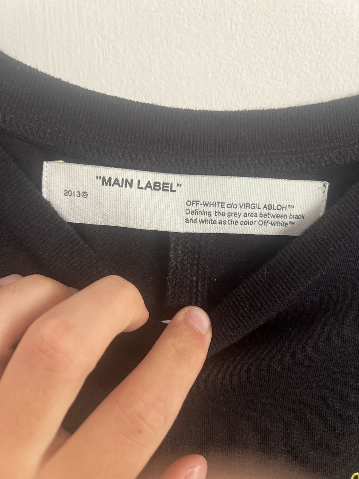 Off-White × Virgil Abloh Off white stencil TEE Size US M / EU 48-50 / 2 - 6 Thumbnail