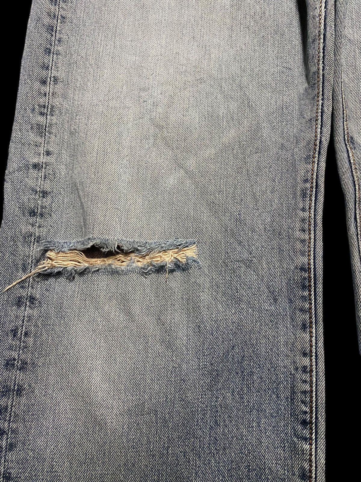 Japanese Brand Vintage Japanese Brands Grey & Blue Distressed Enough Baggy Size US 32 / EU 48 - 9 Thumbnail