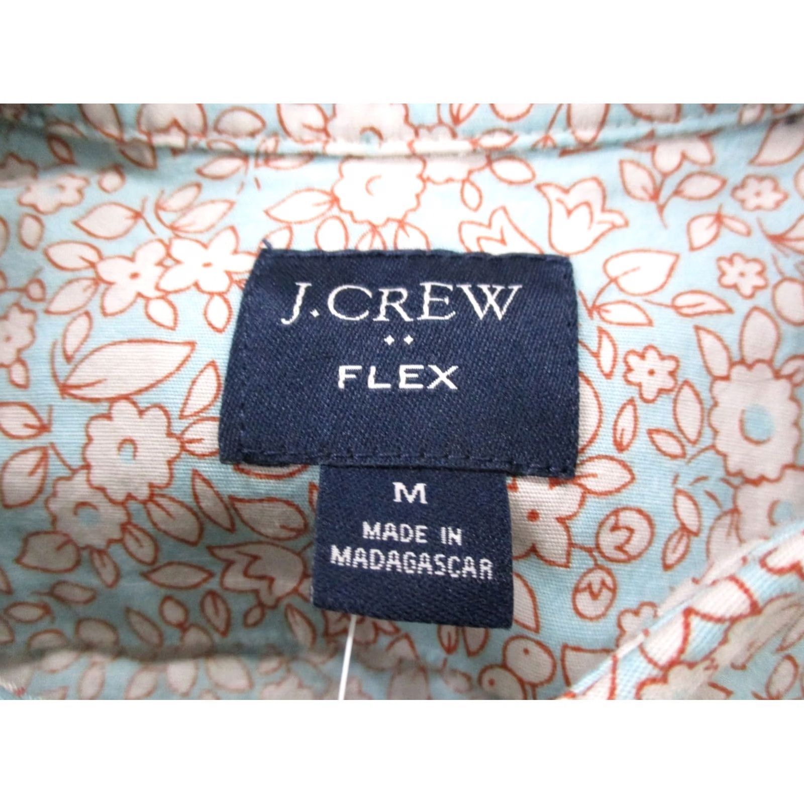 J.Crew J.CREW Shirt Mens M Floral Button-Down Knit Casual Multicolor Cotton Spandex Long Sleeve Size US M / EU 48-50 / 2 - 7 Thumbnail