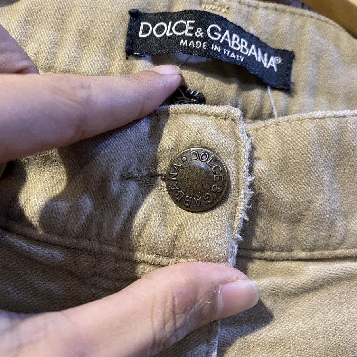 Dolce & Gabbana Vintage Dolce & Gabbana Straight Cut Casual Pants Size US 30 / EU 46 - 8 Thumbnail