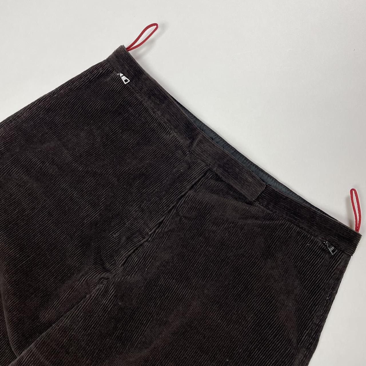 Prada Vintage Prada Sport Corduroy Trousers in Brown Size 27" / US 4 / IT 40 - 5 Thumbnail