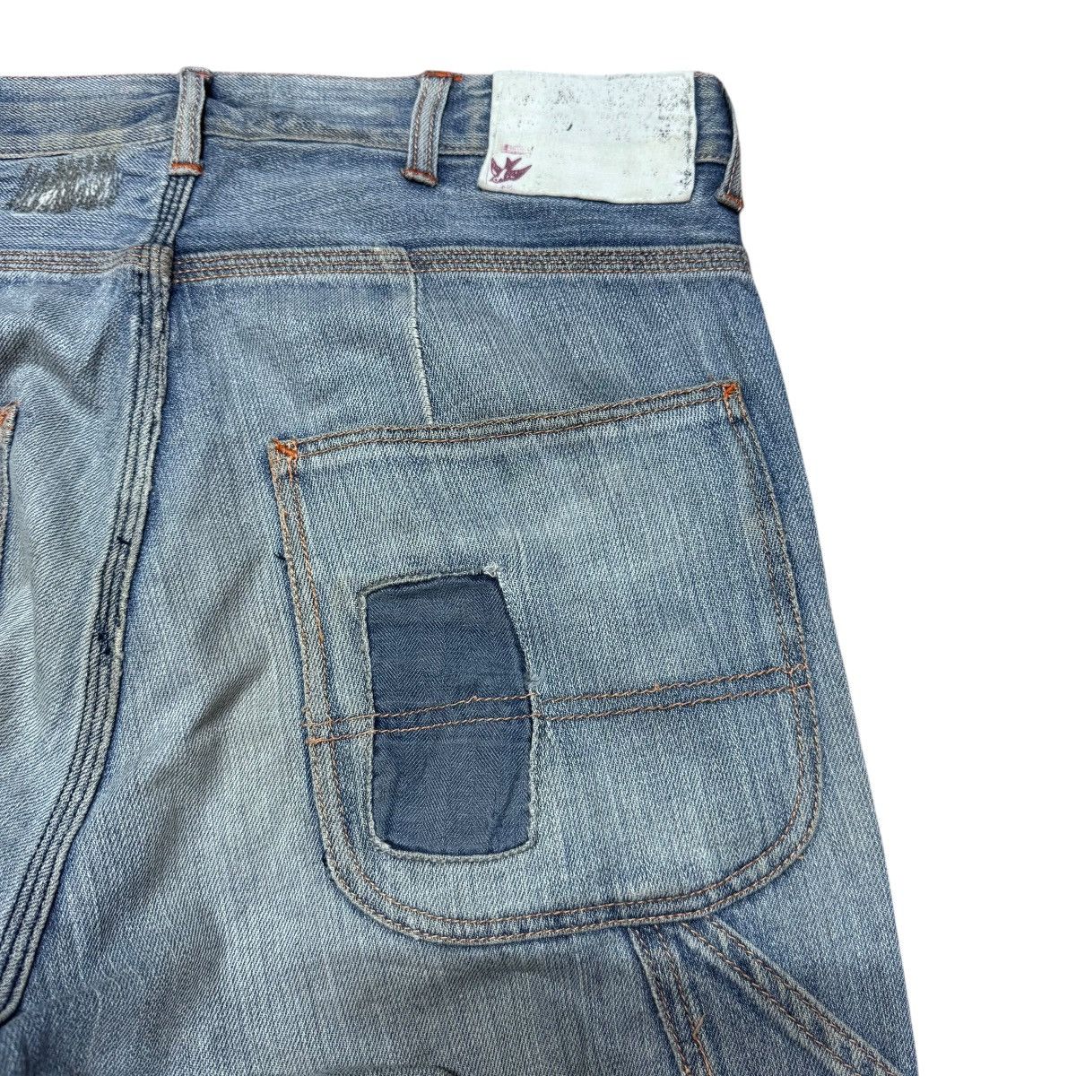 Japanese Brand CONEY Denim Carpenter Patchwork Work Pants Size US 32 / EU 48 - 11 Thumbnail