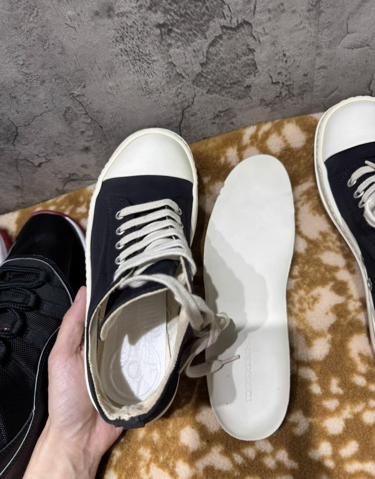 Rick Owens Rick Owens DRKSHDW Low Top Ramones K37 Size US 6 / IT 36 - 9 Thumbnail