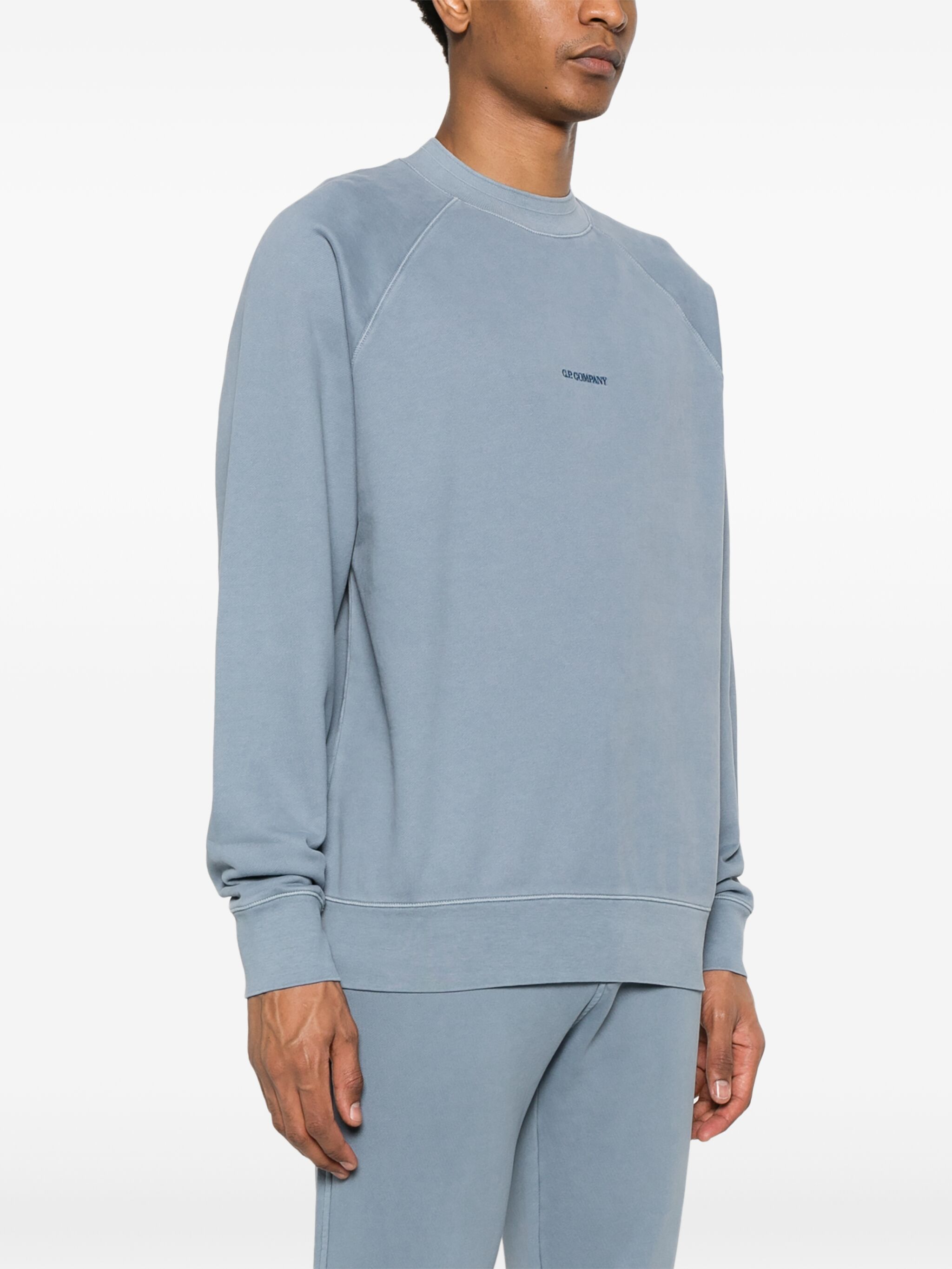 C.P. Company o1y1224 Logo Sweatshirt in Blue Size US XXL / EU 58 / 5 - 3 Thumbnail