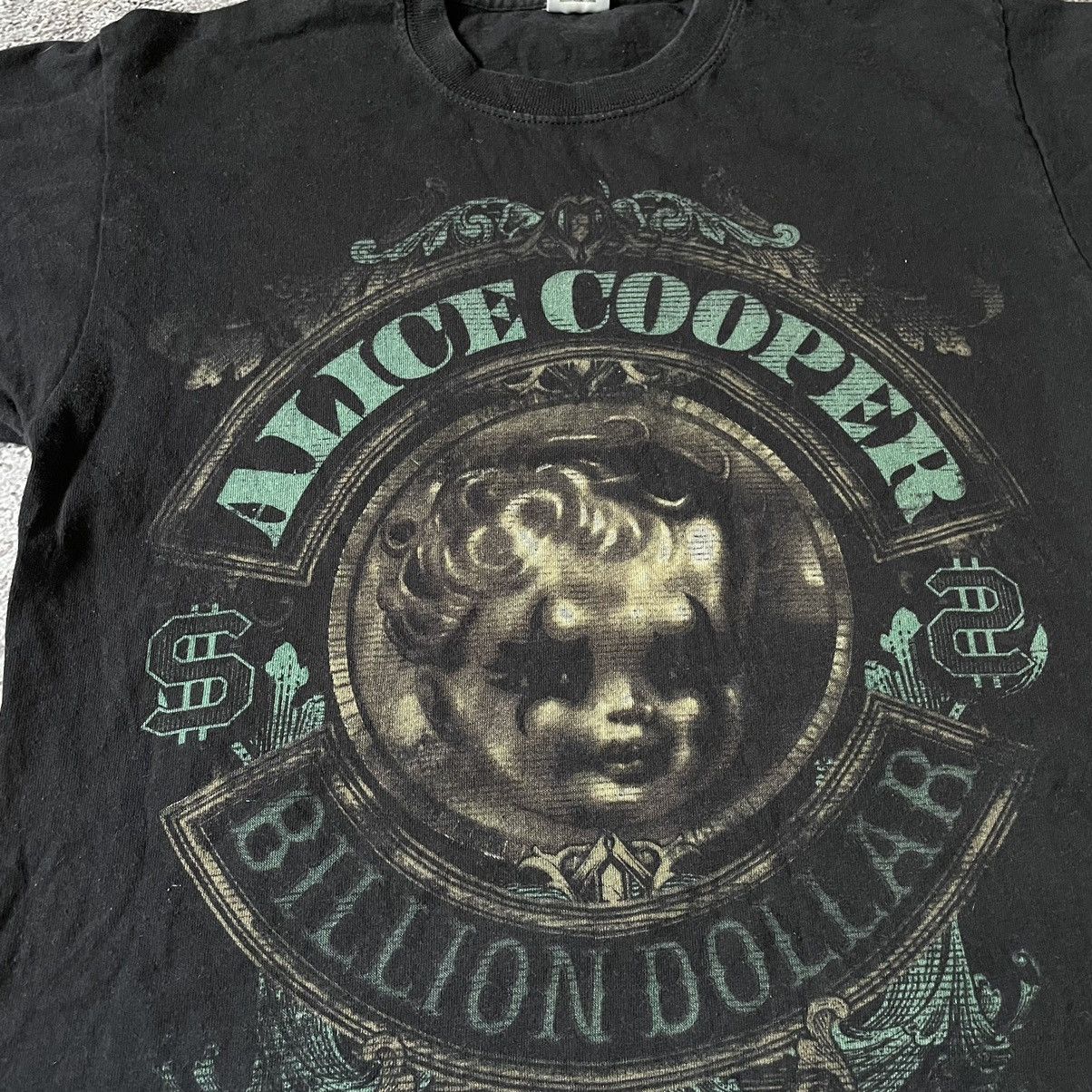 Vintage Vintage 00s Alice Cooper Graphic Tee Sun Faded Grunge Boxy M Size US M / EU 48-50 / 2 - 6 Thumbnail