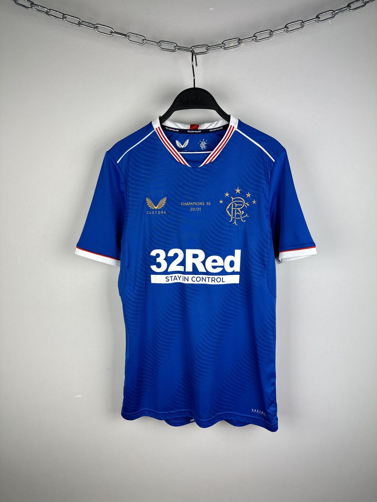 Other 20/21 Rangers Glasgow Castore Home Soccer Jersey Size US S / EU 44-46 / 1 - 1 Thumbnail