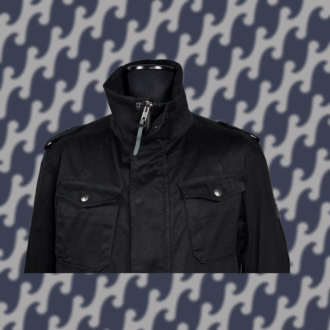 Diesel Diesel Jacket Men's Military Black 2XL Size 2XL Regular Cotton Zip Logo Vintage: No Size US XXL / EU 58 / 5 - 1 Thumbnail