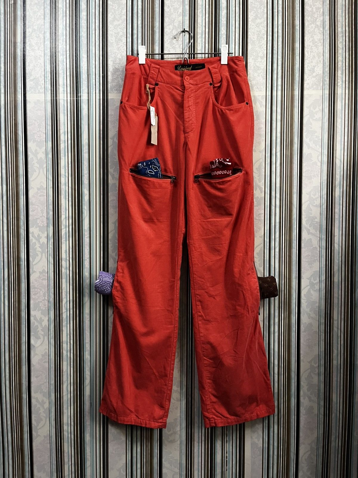 BASISBROEK 2000s NWT corduroy zip-techwear #H4 Size US 29 - 1 Thumbnail