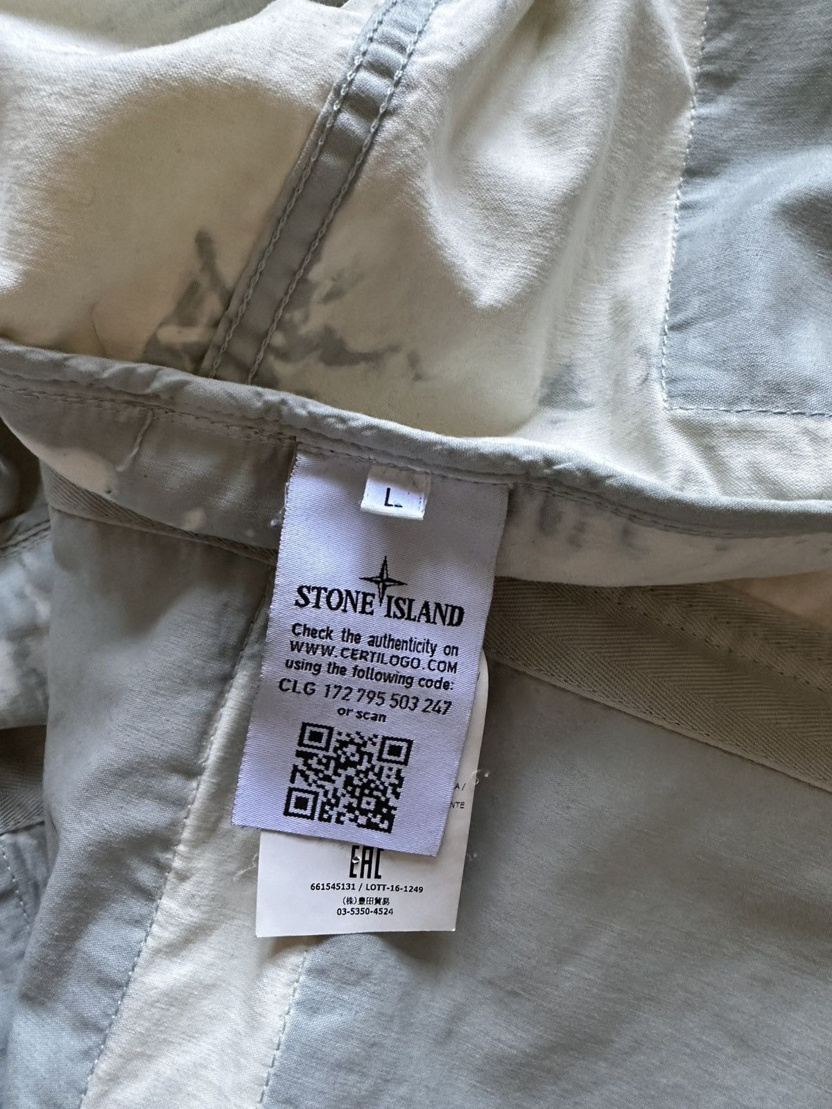 Stone Island Stone Island Hand Corrosion Jacket Very Rare Size US L / EU 52-54 / 3 - 7 Thumbnail