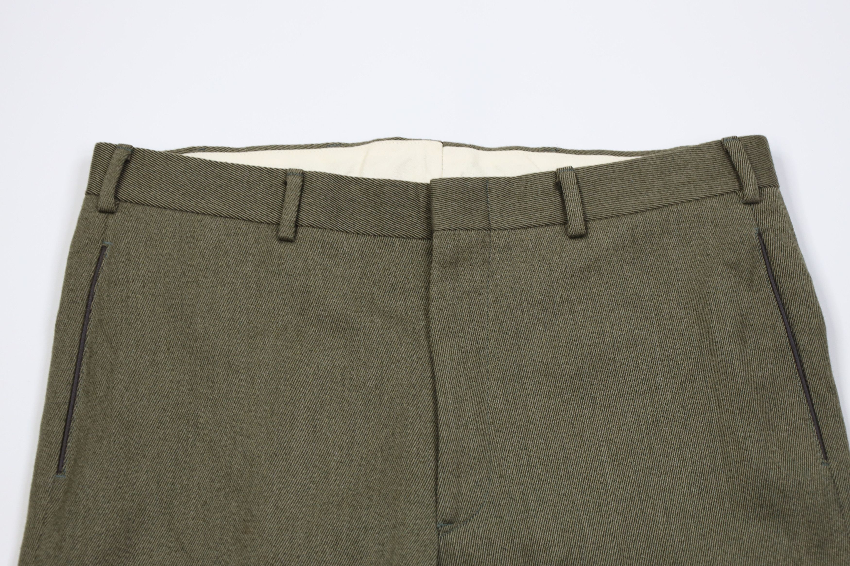 Vintage Vintage 70s Streetwear Wool Whipcord Chino Pants USA Size US 36 / EU 52 - 2 Thumbnail