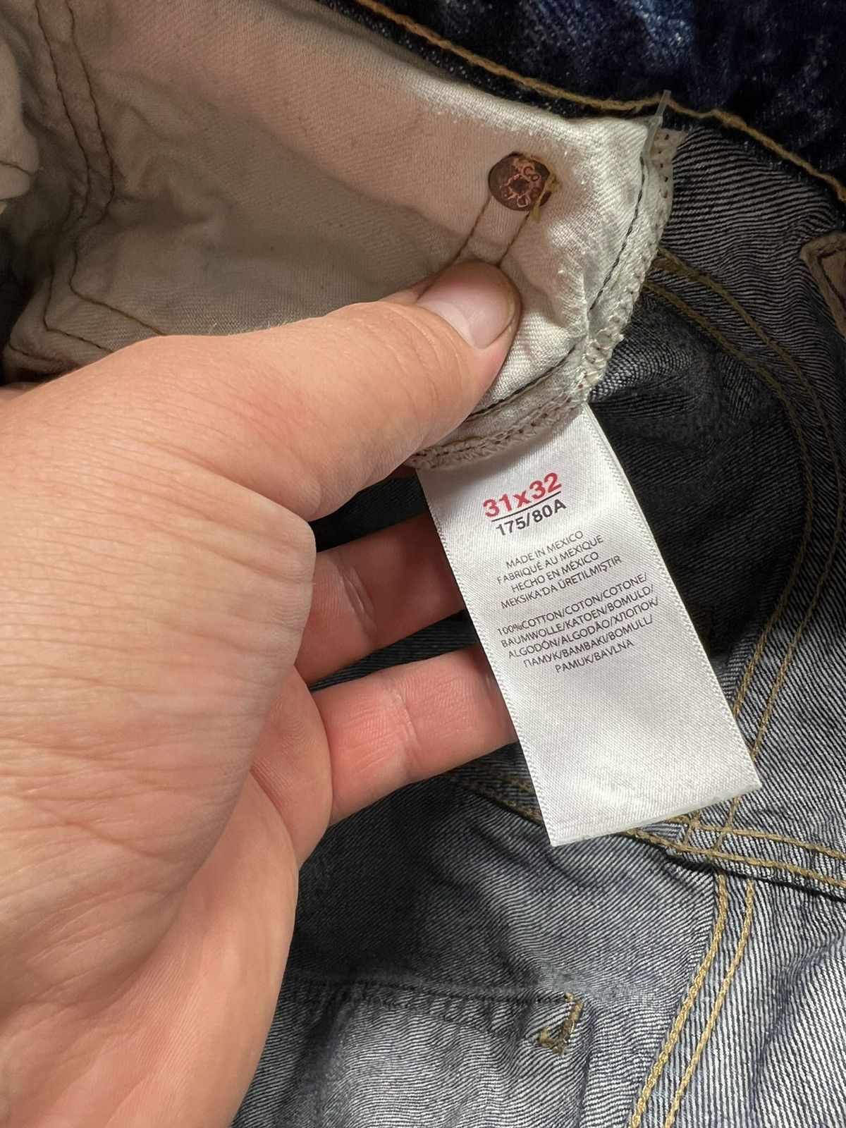 RRL Ralph Lauren Polo Ralph Lauren Jeans Blue Denim Pants Size US 31 - 10 Thumbnail