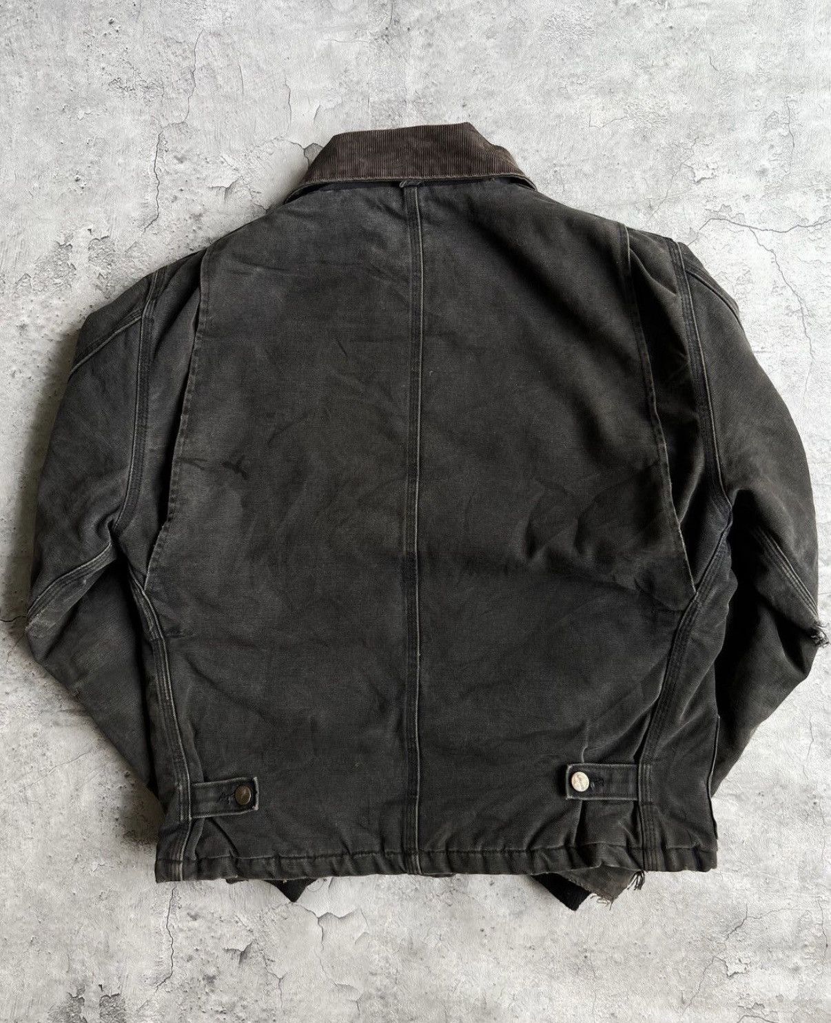 Carhartt 1990s CARHARTT ARTIC BLACK JACKET Size US M / EU 48-50 / 2 - 2 Thumbnail