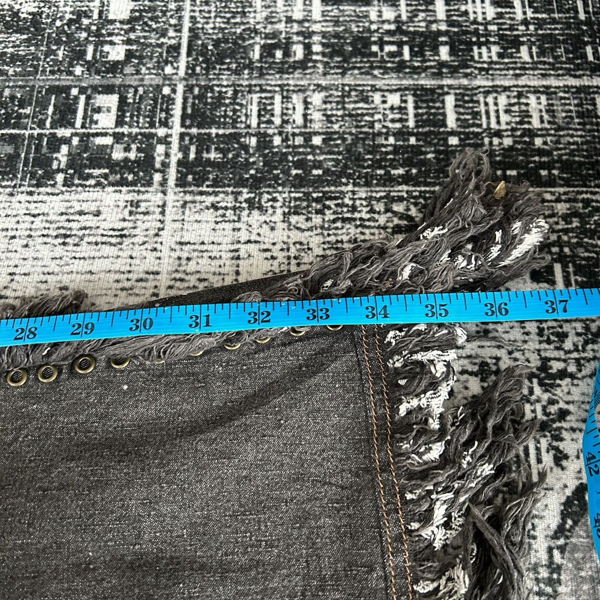 14th Addiction Flared Punk Style Painted Jeans Size US 29 - 20 Thumbnail