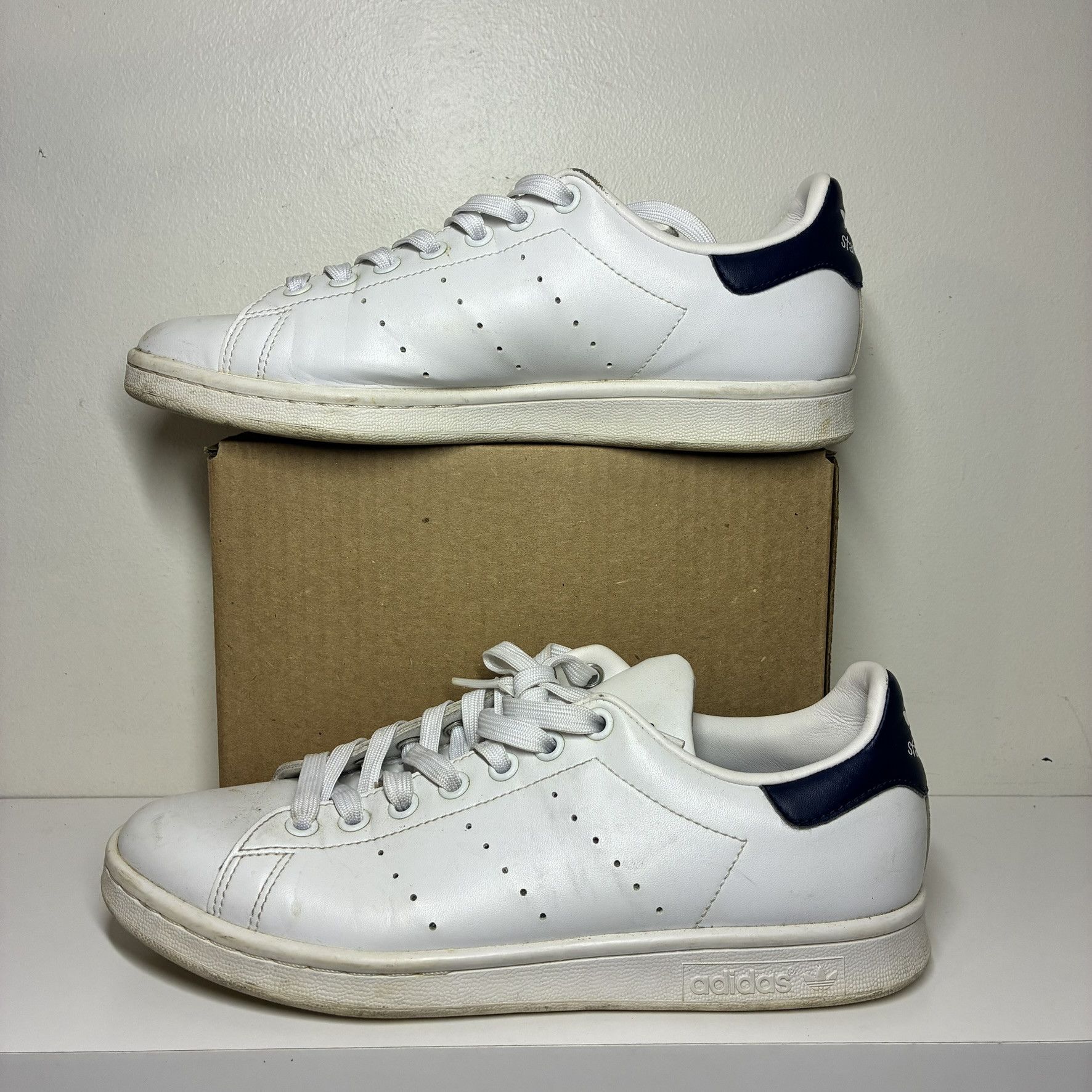 Adidas Adidas Stan Smith Collegiate Navy Q47224 Women's Size 8 Size US 8 / IT 38 - 2 Thumbnail