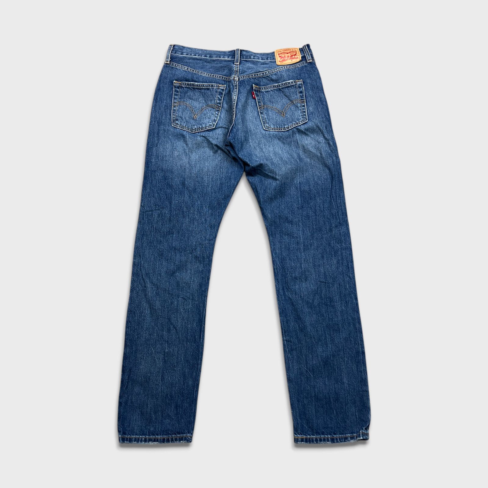 Levi's × Vintage Levi's 501 Jeans 32x31 Original Fit Straight Distress Denim Size US 32 / EU 48 - 6 Thumbnail