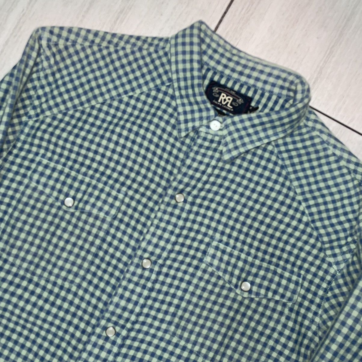 RRL Ralph Lauren RRL Polo Ralph Lauren Snap Button Up Shirt Size US L / EU 52-54 / 3 - 3 Thumbnail
