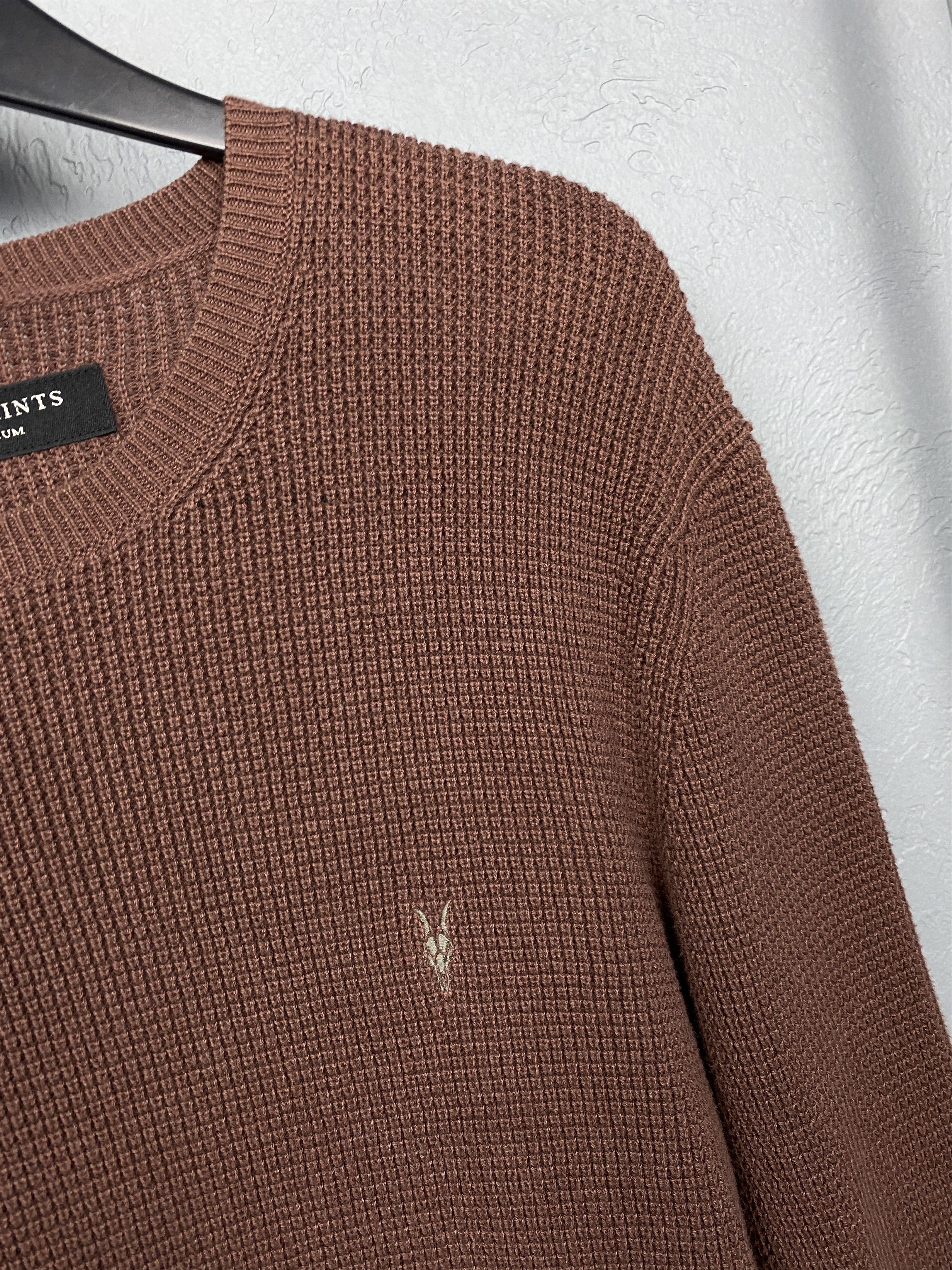 Allsaints Allsaints Mens Crew Neck Knit Sweater Size US M / EU 48-50 / 2 - 3 Thumbnail