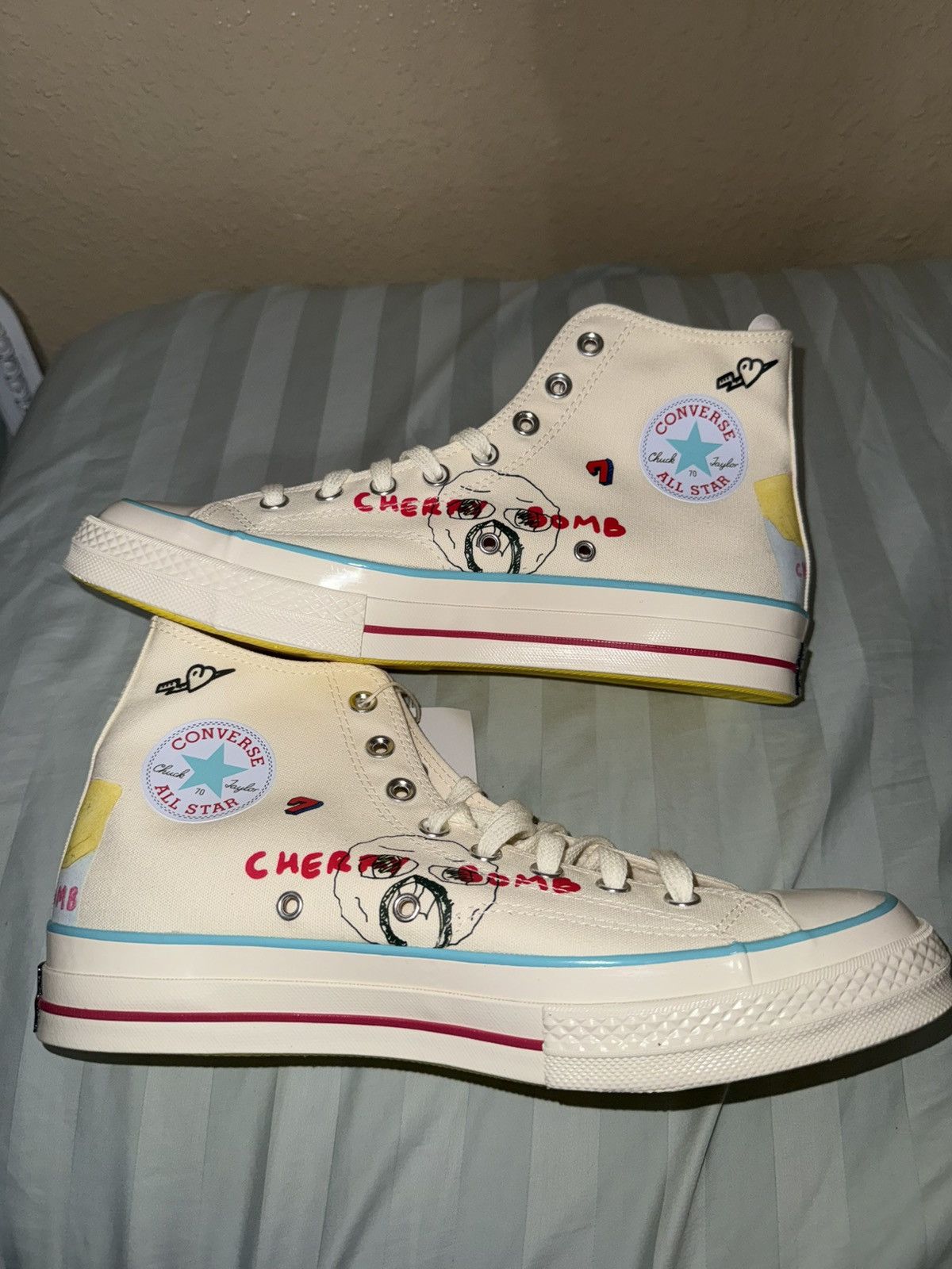Converse × Golf le Fleur Converse x Tyler, The Creator Cherry Bomb Size US 10 / EU 43 - 2 Thumbnail