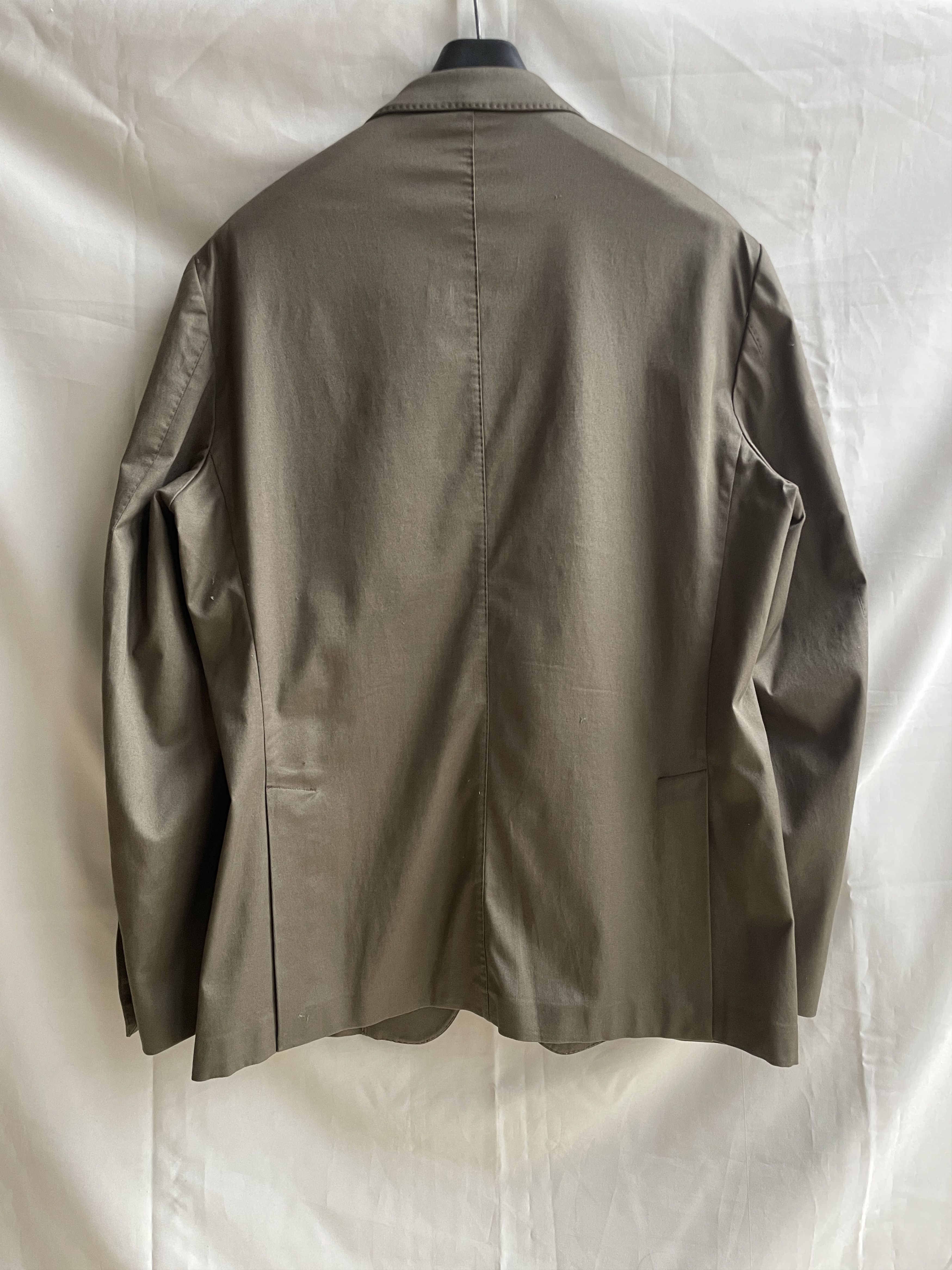 Boggi Boggi Milano Unlined Cotton Blazer Size EUR 56 Size 46R - 2 Thumbnail