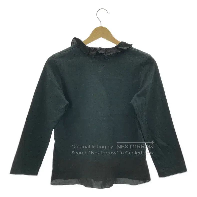 Comme des Garcons Comme Des Garcons Cotton Ruffled V-Neck Top Size S / US 4 / IT 40 - 4 Thumbnail