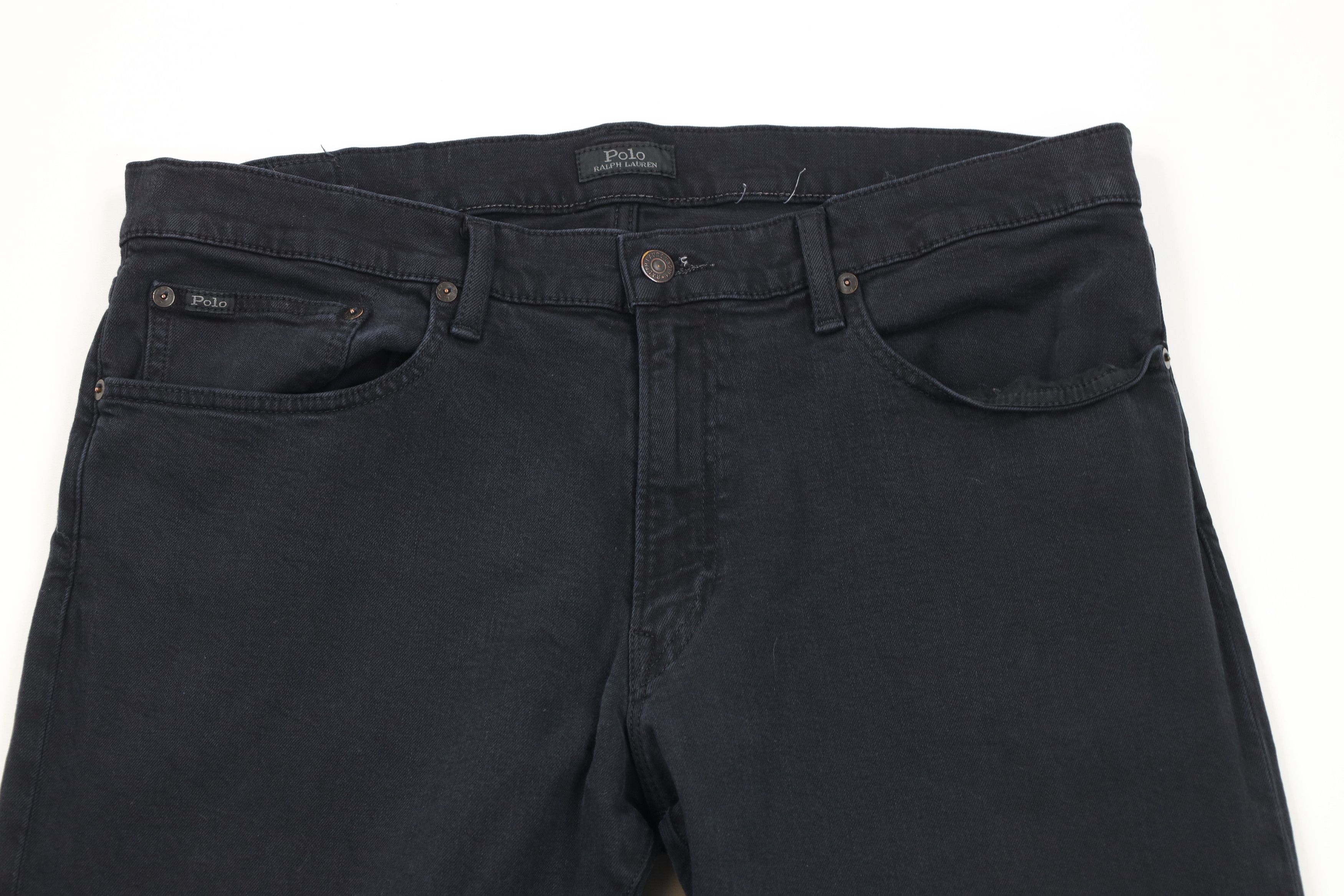 Ralph Lauren × Vintage Vintage Ralph Lauren Relaxed Straight Leg Jeans Black Size US 36 / EU 52 - 2 Thumbnail