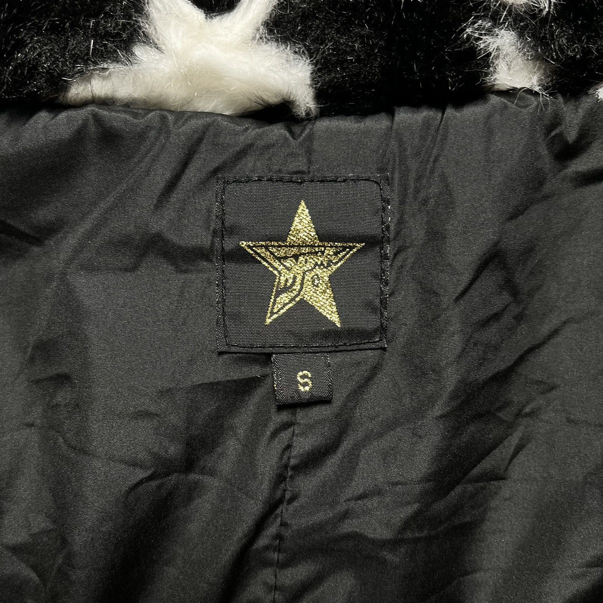 20471120 Archive Hyoma 20471120 Stars Faux Far Bat Wing Zip Up Jacket Size US S / EU 44-46 / 1 - 11 Thumbnail