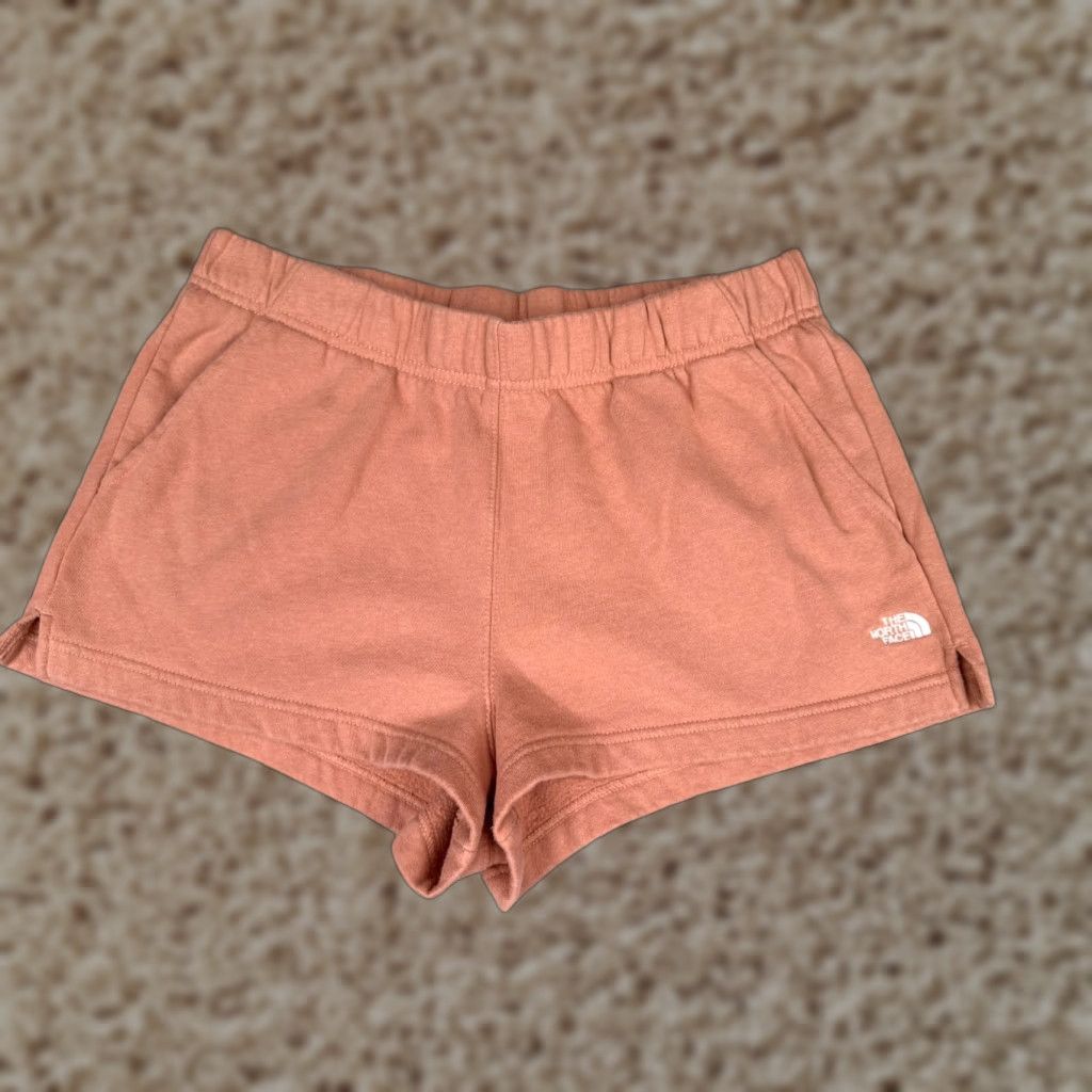 The North Face The North Face Shorts Women L Coral Half Dome Fleece Short Cotton Blend Size 36" / US 14 / IT 50 - 1 Thumbnail