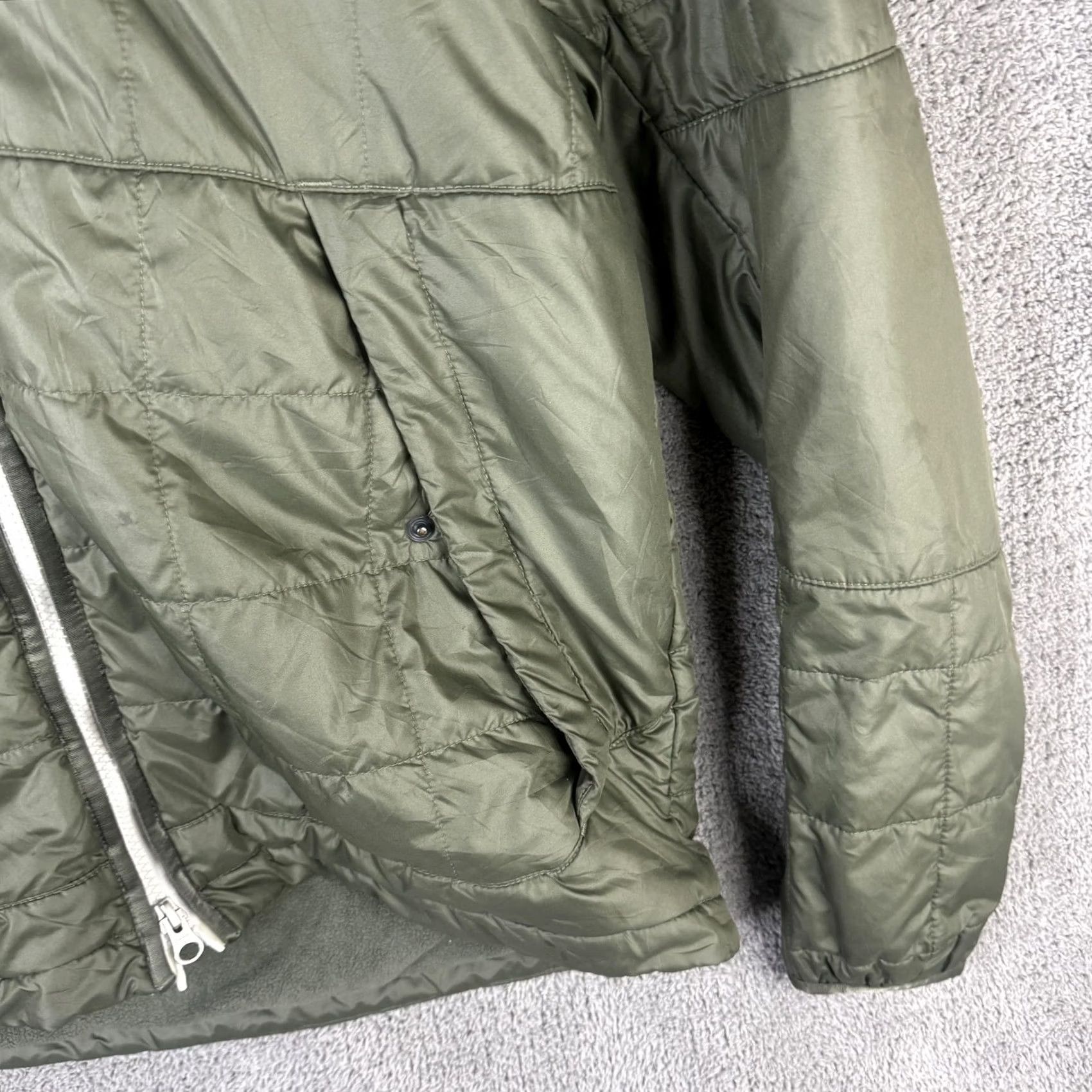 Nike Nike Jacket Mens M Green Hooded Puffer Full Zip Lined Polyester CU4422-380 Size US M / EU 48-50 / 2 - 3 Thumbnail