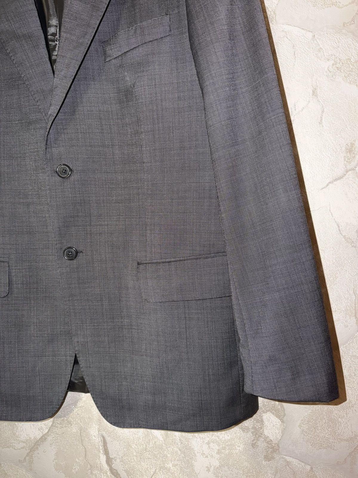 Valentino Valentino ROMA Suit Pants Jacket Grey Luxury Size USA 46 Size 46L - 6 Thumbnail