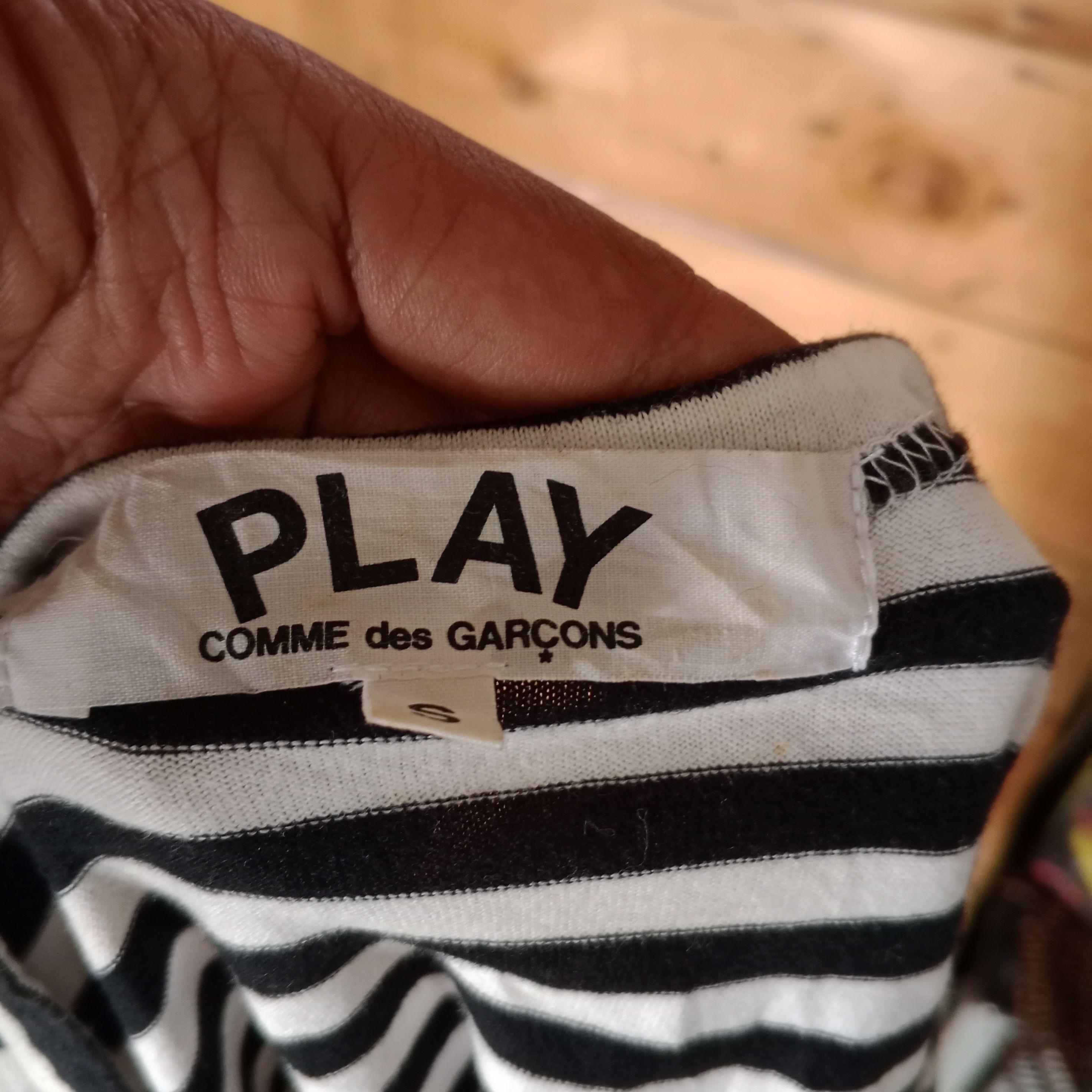 Comme des Garcons × Japanese Brand Auhentic Comme Des Garcons Striped Shirt Size S / US 4 / IT 40 - 6 Thumbnail