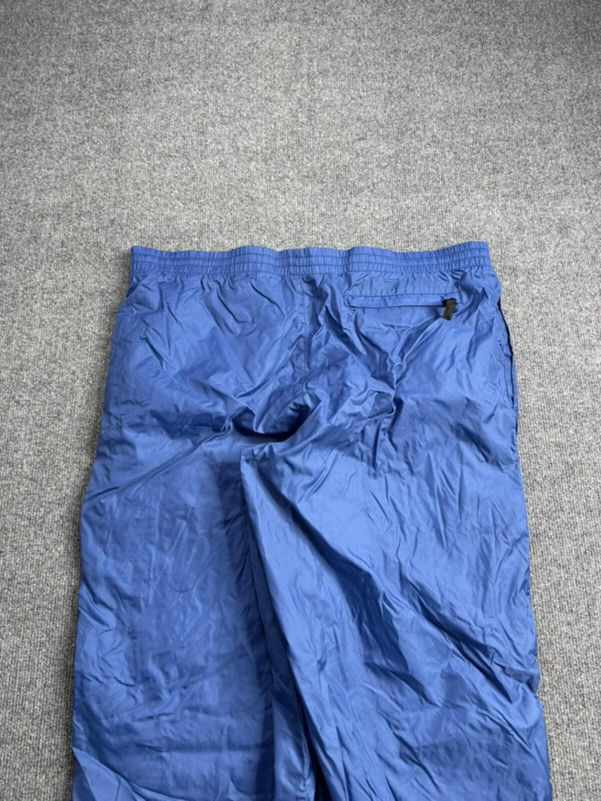 Nike Y2K Nike Baggy Wide Leg Nylon Insulated Trackpants Blue L Size US 34 / EU 50 - 9 Thumbnail