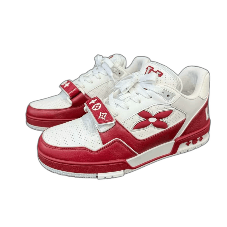 Louis Vuitton LV Louis Vuitton Floral Logo Low Top Sneakers-yf Size US 7 / EU 40 - 1 Thumbnail