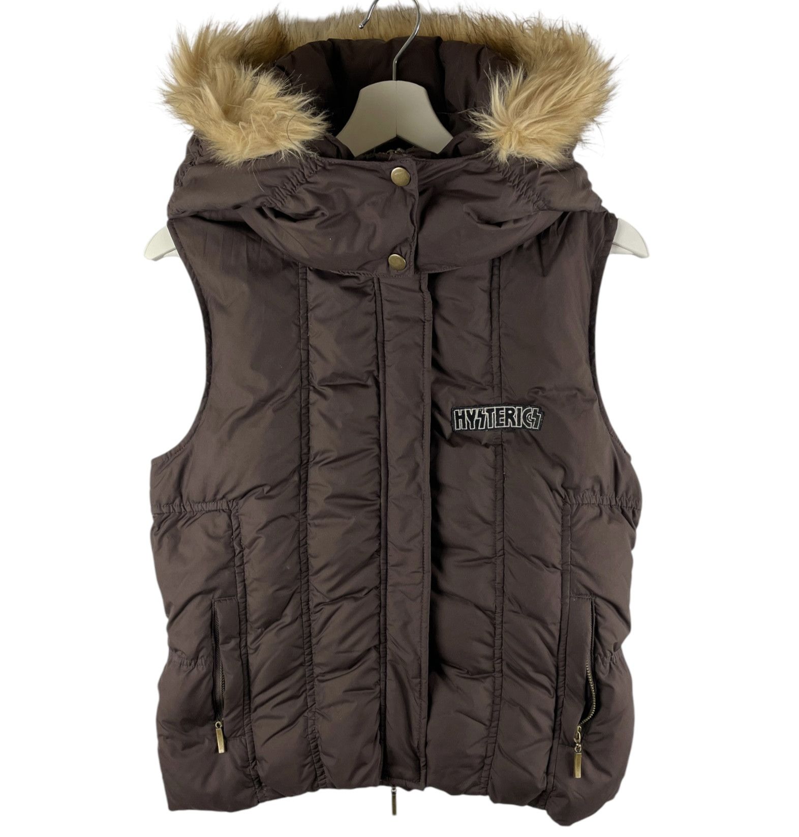 ジャケット・アウター 90s PRADA nylon fur vest archive Prada Vintage Archive Fall 1994 Black Nylon Zipper Multi