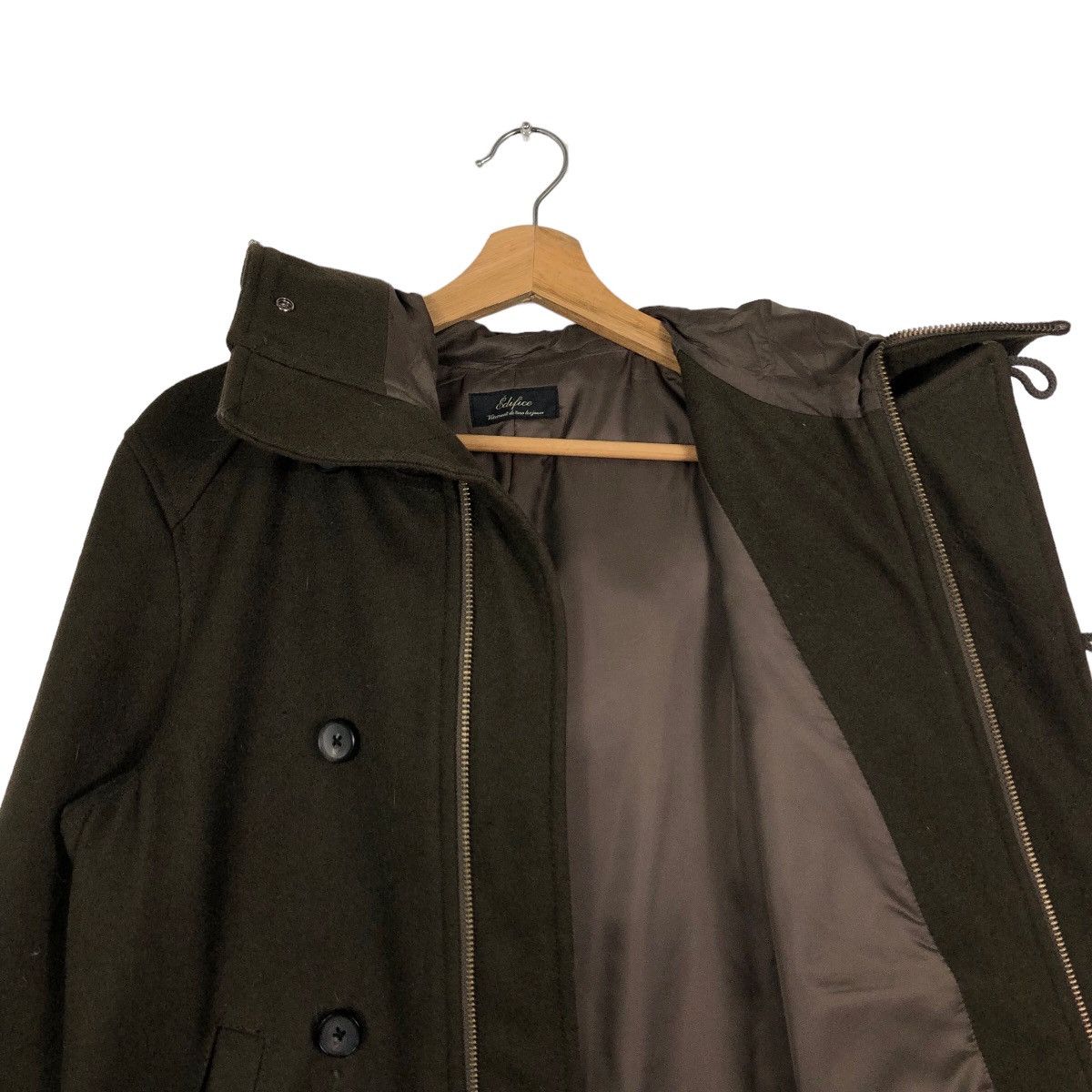 Japanese Brand Wool Duffle Jacket Edifice Vetement de tous les Jours Japan Size US M / EU 48-50 / 2 - 10 Thumbnail