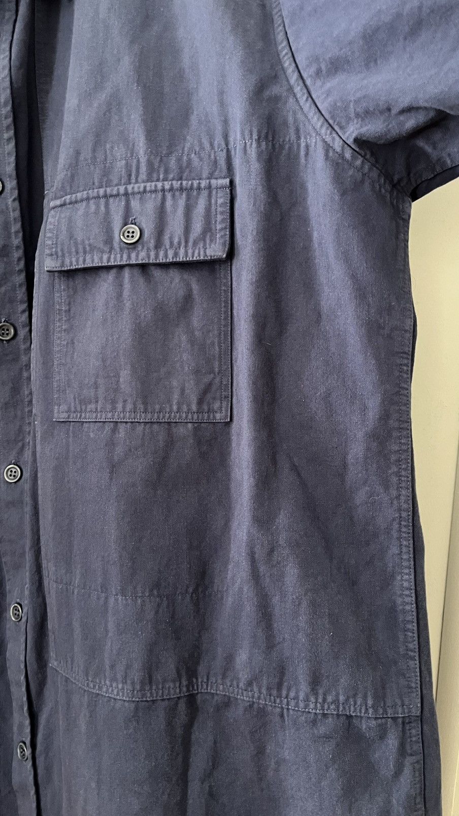 Yohji Yamamoto Yohji Yamamoto mens military cotton button shirt Size US XL / EU 56 / 4 - 3 Thumbnail