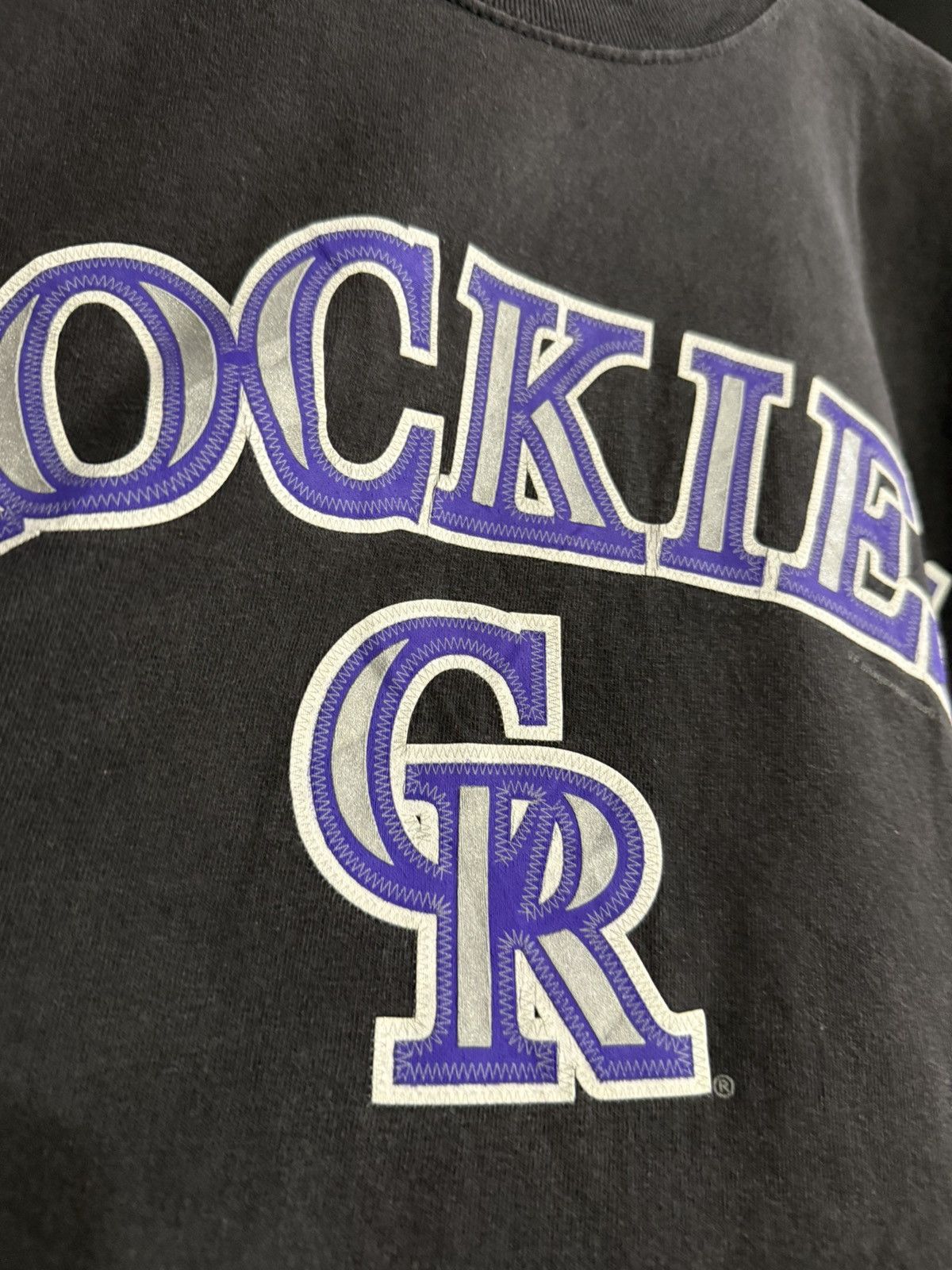 MLB Thrashed Vintage Rockies CR MLBP Sun Faded Oversize Tee Size US XXL / EU 58 / 5 - 5 Thumbnail
