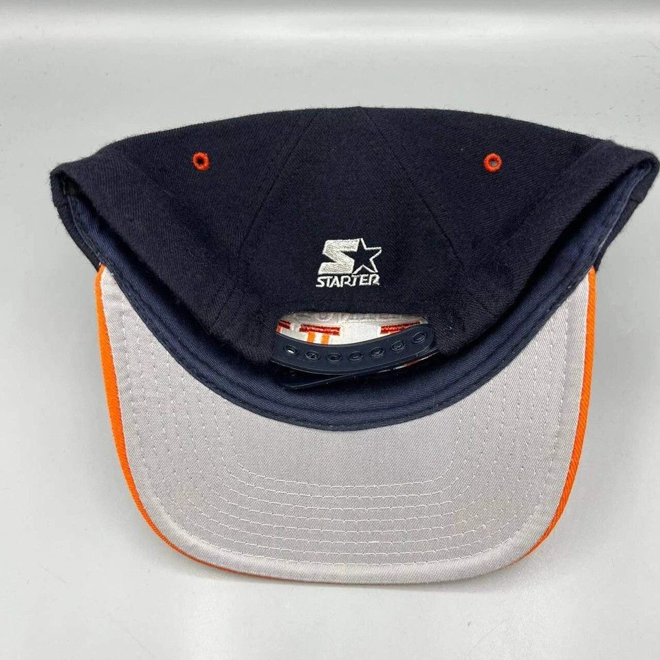 Starter Illinois Fighting Illini Hat Men Starter Tri Power Snap Back Size ONE SIZE - 6 Thumbnail