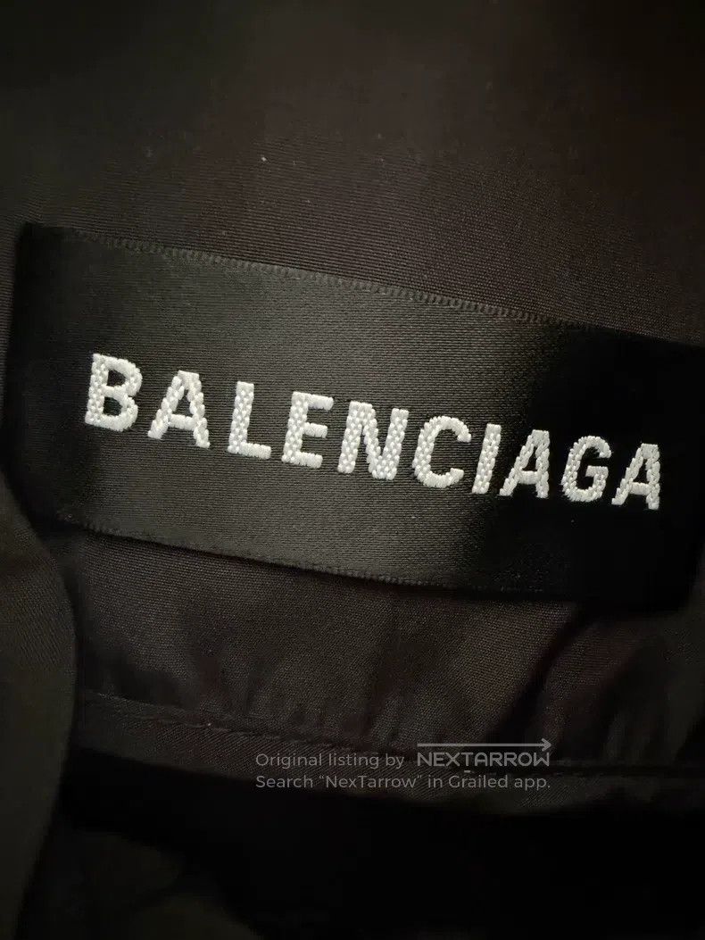 Balenciaga Balenciaga Black Coke Wave Logo Windbreaker Size US M / EU 48-50 / 2 - 3 Thumbnail