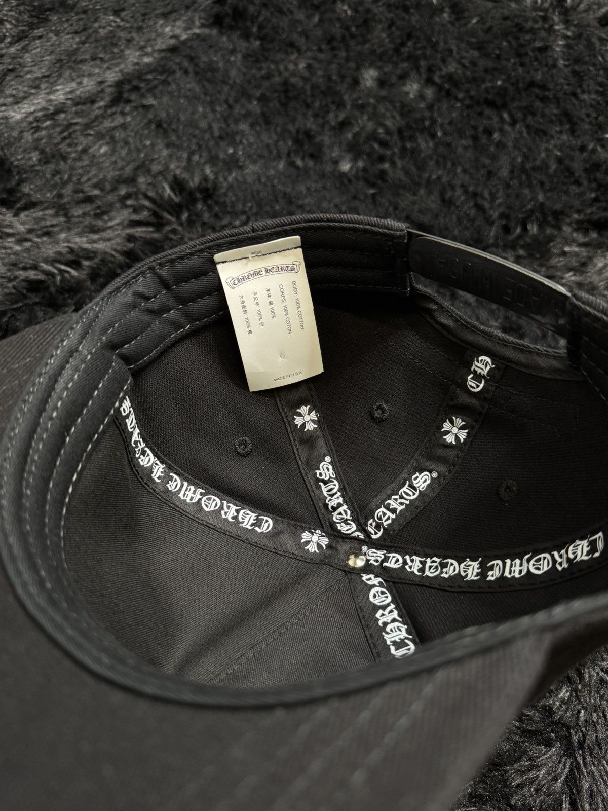 Chrome Hearts Chrome Hearts Three Cross Hat Size ONE SIZE - 9 Thumbnail