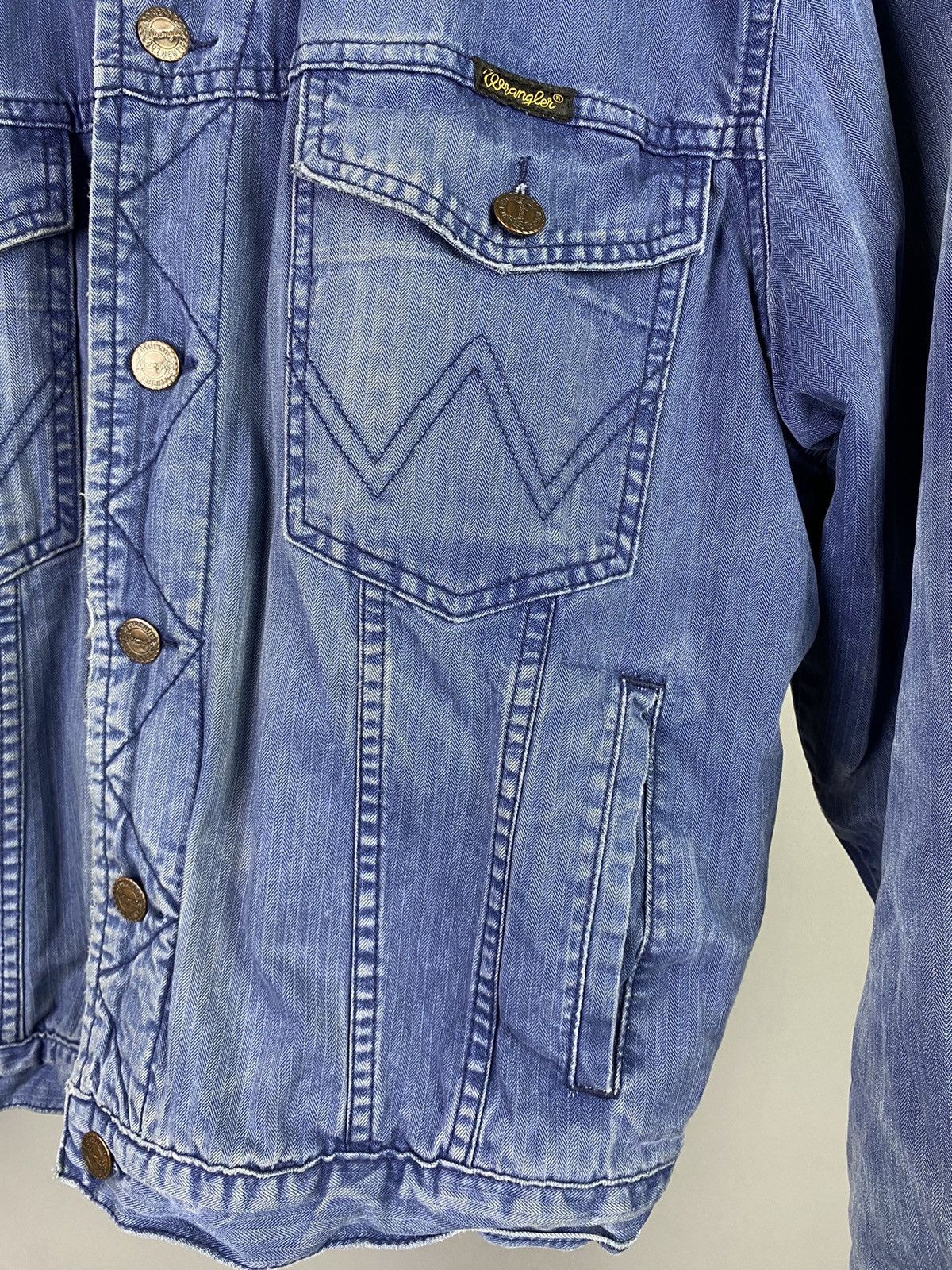Vintage × Wrangler Vintage Wrangler Denim Jacket with Corduroy Collar Size US M / EU 48-50 / 2 - 8 Thumbnail